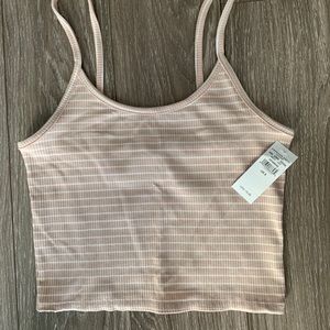 AMERICAN EAGLE WOMENS STRIPED CROP